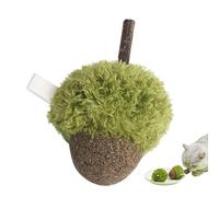 Cat Toys with Catnip, Green Acorn Plush Cat Toy, Interactive Kitten Bite Toy, Cute Fruit-Shaped Pet Plaything, 1.97x1.97x3.54inches Engaging Playtime, Ideal for Indoor Exercise