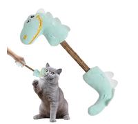 Cat Toys with Catnip Little Dinosaur Teaser Wand Plush