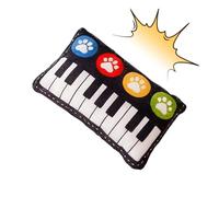 Cat Toys with Squeaker - Piano Shape Kitten Teething Supplies | Kitten Exercise Toy - for Pet Parents Animal Lovers Apartment Bedroom Living Room Study Home Indoor Play Bonding Time