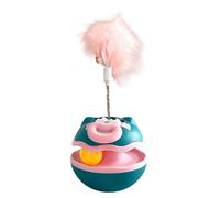 Cat Track Toy, Ball Rolling Game, Interactive Enrichment for Pets, Durable Interior Design for Kittens, Exercise Games, 8.5x5x21cm Reduction