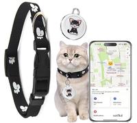 Cat Tracke Collar-Cat GPS Tracker-GPS Tracker for Cats| Android and iOS Universal | No Monthly Fee | Waterproof | Works with Any Collar