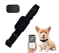 Cat Tracker, Cat Gps Tracker Collar, Pet Tracker for Small Cats and Dogs, No Monthly Fee, Works With Apple Find (Compatible With Ios/Android) (Black)