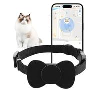 Cat Tracker, Cat Tracker Collar for Cats, No Monthly Fee Works with Apple Find My and Android Pet Tracking Device Waterproof Adjustable Safety Collar for Cats (For ios and Android)