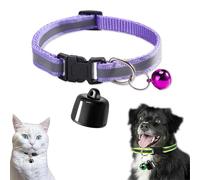 Cat Tracker, Cat Tracker Collar, Pet GPS Tracker for Cats Dog, Dog Tracker with No Monthly Fees, Compatible with iOS/Android, GPS Tracking Device (Purple)