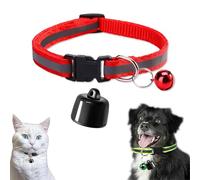 Cat Tracker, Cat Tracker Collar, Pet GPS Tracker for Cats Dog, Dog Tracker with No Monthly Fees, Compatible with iOS/Android, GPS Tracking Device (Red)