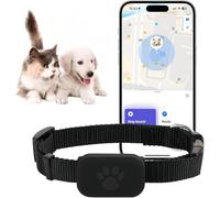 Cat Tracker, Cat Tracker Gps Collar For Small Cats, No Monthly Fee, For Apple Find Function (Ios Only), Cat Gps Tracker Collar (Black)