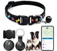 Cat Tracker Collar, Dog Tracker, Cat Tracker Compatible with no Monthly Fees Supports Both iOS and Android Systems GPS Real-time Location Tracking Long Battery Life, Gps Tracker for Outdoor Adventures