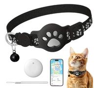Cat Tracker Collar, Dog Tracker with No Monthly Fees, Tractive GPS Tracker Adjustable Mini GPS Pet Tracker Device for Small Cats Dogs.
