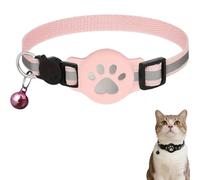 Cat Tracker Collar For Small Cats, Cat GPS Tracker No Monthly Fee, No SIM, Pet Tracker Works, Waterproof Reflective Collar, Android iOS Compatible, Long Battery, Anti-Lost Feline Locator (G)