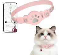 Cat Tracker Collar for Small Cats, No Monthly Fee, Cat Tracker Gps Collar For Small Cats, For Apple Find Function(Applicable to iOS and Android) (B)