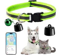 Cat Tracker Collar, Pet Tracker for Cats, Tracker for Dog, Cat Camera Collar No Monthly Fee, Compatible with iOS/Android, Mini Tracker Device for Small Cat