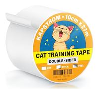 Cat Training Tape - 10cm / 4" Wide, 27.4m / 30yd Long - Cat Scratch Deterrent for Furniture - Double-Sided Scratch Protector Tape Roll - by KapStrom