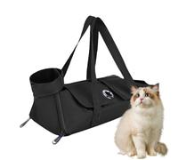 Cat Transport Bag, Ergonomic Pet Bag for Travel, Scratch-Resistant, Comfortable, Spacious Storage for Walk, Veterinarian, Transport, Care, Outdoor