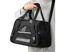 Cat Transport Bag - Small Dog Carrier Bag, Portable Handbag | Transporter for Pets, Airplane, Car, Hiking, Veterinarian Approx 44x29x2 6cm/17.32x11.42x10.24inch