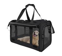 Cat Transport Box | Breathable Portable Bag for Travel (up to 9 kg) | Cat Transport Box for Airplane, Car, Camping, Outdoor, Motorcycle | for Adventure, Clinic Visits, Travel