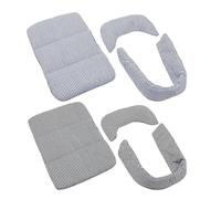 Cat Transport Box - Dog Stroller Mat, Edge Cushion and Seat Cushion, Three Piece Set, Stroller Protective Bed Cushion, Washable Non-Slip Lining for Cats, Pet Carriage, Comfortable Driving