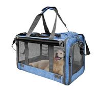 Cat Transport Box - Up to 9 kg, Breathable Travel Bag - Small Transport Box | For Motorcycle, Camping, Plane, Car, Vet & Outdoor Adventures