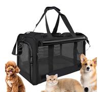 Cat Transport Boxes, Up to 9 kg Load Capacity, Breathable, Portable Bag - Cat Transport Box for Airplane, Car, Camping, Outdoor, Motorcycle | for Outdoor, Adventure, Camping, Hospital,