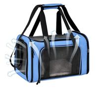 Cat Transport Carrier,Pet Travel Kitten Carrier - Breathable Small Pet Carriers for Small Cats and Dogs, Foldable Pet Carrier Bag