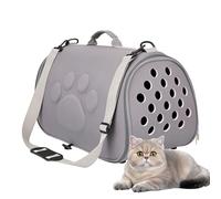 Cat transport, trip with shoulder strap for pets, portable for kittens on the go, for travel, hiking, plane, camping, commuting, vet visits, city and backpacking