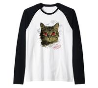 Cat Trapped Street Style Vibes Raglan Baseball Tee