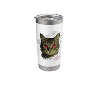 Cat Trapped Street Style Vibes Stainless Steel Insulated Tumbler