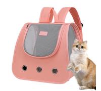Cat Travel Backpack - Feline Trip Cradle, Puppy Excursion Tote, Aerated Cushioned Panel Fiber Frame | Secure Balanced Motion Urban Ride For Rambling Strolling Jogging Adventuring Wandering Exploring