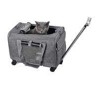 Cat Travel Carrier - Travel Bag with Appropriate Ventilation | Pet Carrier with Carrier Soft Rolling Airline Approved Travel Bag for Small Cat Dogs
