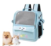 Cat Travel Large Capacity Bag - Pet Carrier Bag, Cute Cartoon Pocket Backpack | Pet Backpack Bag for Cats, Pet Bag for All Seasons, Portable Travel Cat Backpack for Hiking,