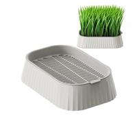 Cat Tray | Compact 2 Tier Removable and Reusable Cat Tray | for Pets in the House Indoor Outdoor Top Table and Window Sill