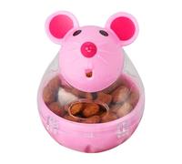 Cat Treat Ball Dispenser 5 x 7 cm Tumbling Standing Toy Missing Food Ball Slow Feeder Food-Grade PP Transparent Snack Ball Training Interactive Prevents Obesity