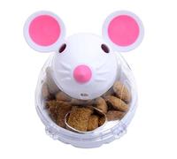 Cat Treat Ball Dispenser - PC, Fun Mouse Tumbling-Shaped Pet Food Ball, Tumbling Shape | Interactive Slow Feeder Small Treat Toy For Cats, Prevents Obesity, Adjusts Diet And Exercise