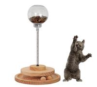 Cat Treat Ball With Spring - Cat Treat Dispenser Toy Catnip Toy Nips Spring, /Small Dog Slow Feeder Dispenser, Meeting And Small Dog'S Hunting, Chasing and Exercising Needs.