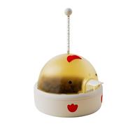 Cat Treat Dispenser,Electric Cute Smart Interactive Dispenser - Cat Food Puzzle,for Home Indoor Play Training Exercise Travel Kitten Feeding Snacks Floor Play