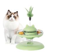 Cat Treat Dispenser | Enrichment Ball Track Treats Dispenser - Interactive Cat Feeder,for Large Medium Small Sized Pets Kittens Home Exercise Healthy Diet Relief Boredom Snacks