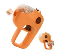 Cat Treat Dispenser - Feeder Thrower for Enrichment | Cat Food Distributor Toy, for Game, Training, Home, Outdoor, Camping, Hiking & Travel