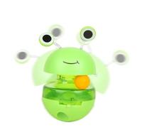 Cat Treat Dispenser Toy | Cat Toy Treat Dispenser | Slow Feeder Automatic Teaser Enrichment Hunting With Frog Shaped For Indoor Outdoor