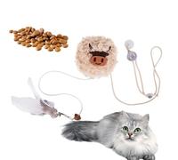 Cat Treat Dispenser Toy | Interactive Cat Toy Treat Dispenser,Stimulating Exercise Feeder for Pet Slow Feeding Indoor Outdoor Home Snack Dispensing