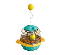 Cat Treat Dispenser Toy Slow Feeder Interactive Adjustable Teaser Ball