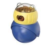Cat Treat Dispenser Toy - Treat Dispensing Ball | Interactive Food Dispenser Toy, Refillable Ball Pet Slow Feeder for Indoor Cats Play and Enrichment