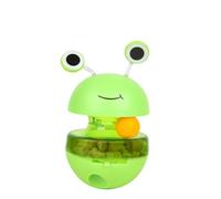 Cat Treat Dispenser Toy | Treat Puzzle Toys For Cats,Frog Shaped Interactive Slow Feeder Automatic Teaser Hunting Play Enrichment For Outdoor And Indoor