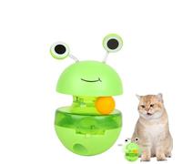 Cat Treat Dispenser Toy | Treat Toy For Cats | Frog Shaped Interactive Slow Feeder Automatic Enrichment Play For Indoor Outdoor Use
