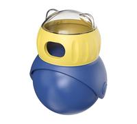 Cat Treat Dispenser Toy - Treating Dispensing Ball, Dog Container | Refillable Adjustable Food Dispensing Toy, Leaky Pet Feeder for