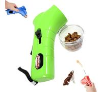 Cat Treat Gun, Cat Treat Gun Shooter, Interactive Pet Treat Launcher, Cat and Dog Feeding Catapult, Handheld Pet Feeding Toys for Training, Snack Dispenser (Green)