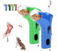 Cat Treat Gun Shooter, Handheld Cat Treat Shooter Gun, Interactive Dog Food Catapult, Snack Slinger Dog Launchers, Handheld Pet Feeding Interactive Toys for Pet Exercise Training (2pcs-A)
