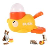 Cat Treat Slot Machine, Cat Slot Machine Treat Dispenser, Interactive Duck-Shaped Puzzle Feeder Toy for Cats & Dogs, IQ Training & Slow Feeding Pet Toy
