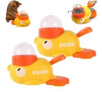 Cat Treat Slot Machine, Dog Slot Machine Treat Dispenser, Interactive Duck Dog Toy, Interactive Slow Feeder Toy, Cats Puzzle Treats Dispenser, Duck Feeder Puzzle Toys for Dogs & Cats (2PCS)