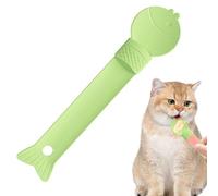 Cat Treat Spoon | Leak-Proof Wet Food Dinnerware - Cat Strip Spoon Licking Feeder - for Small Medium Kitten Travel Outing Shelter Living Room Camping