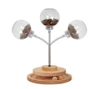 Cat Treat Spring Dispenser | Cat Treat Dispenser Toy Catnip Toy Nips Spring, Feeder Fill With Food And Treats, Great for Portion Control And Fast Eaters.