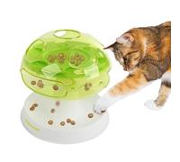 Cat Treat Toy - 24.5 x 24.5 cm Cat Puzzle Feeder | Interactive Mushroom Toy | Treat Toy, Interactive Slow Feeder for Home, Living Room, Garden, Travel and Mental S